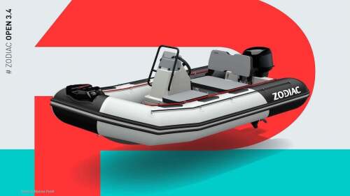 Zodiac Open 3.4 : HULL ONLY - ADD YOUR OWN OUTBOARD