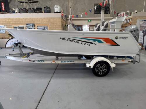 Horizon Aluminium Boats 482 Stryker XPF Fast Back Side Console