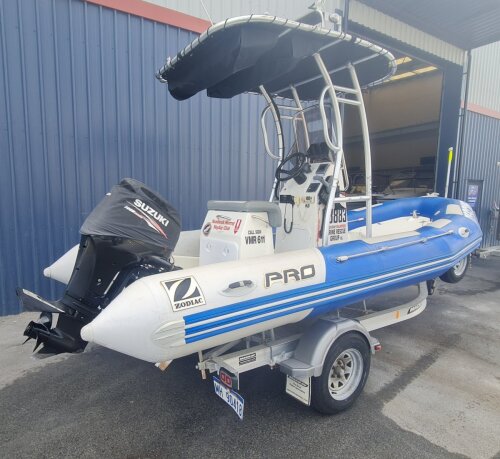 Zodiac Pro 550 2013 Mandurah Sea Rescue rib - Built to SURVEY