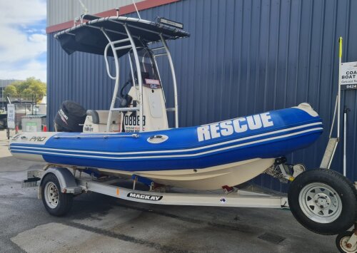 Zodiac Pro 550 2013 Mandurah Sea Rescue rib - Built to SURVEY